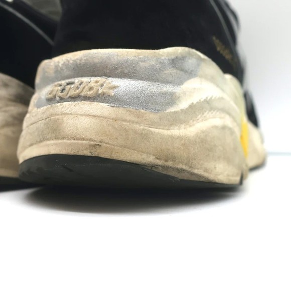 Golden Goose Running Sole Sneakers Black Suede Size 42 - Picture 9 of 12